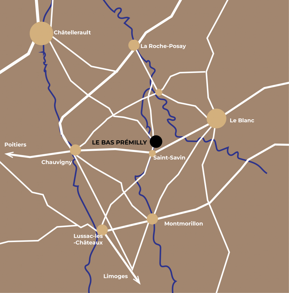 carte localisation Le Bas Prémilly